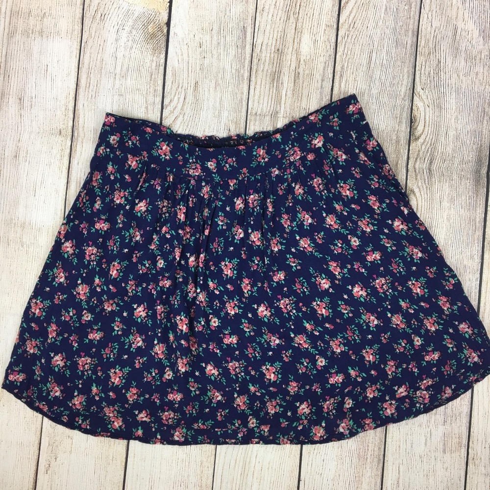 Old School 00s Delia’s Floral Mini Swing Skirt SzM